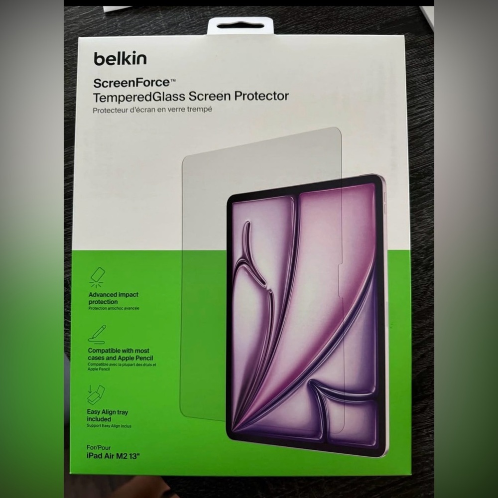 Belkin TemperedGlass Screen Protector for Apple iPad Air 13-inch